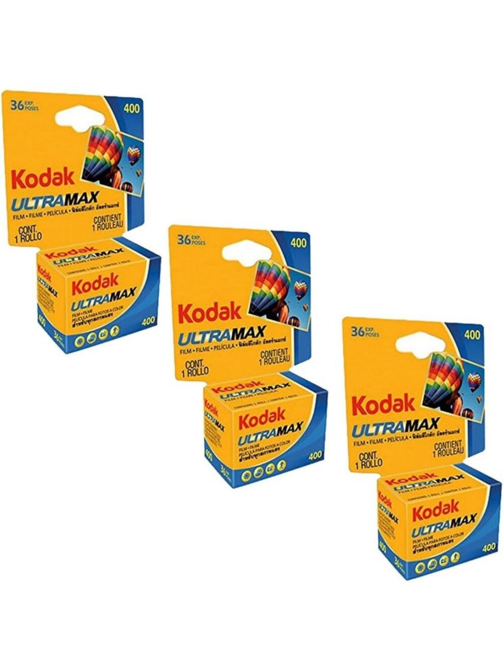 Ultra High-Quality 35mm Color Print Film - 36 Exposures, Pack of 3, Perfect for